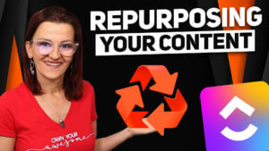 Content Marketing System repurpose content grow your social Media YouTube - Ask Yvi