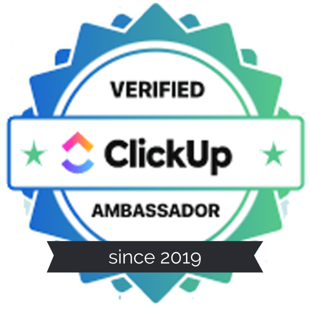 Verified ClickUp Ambassador Badge
