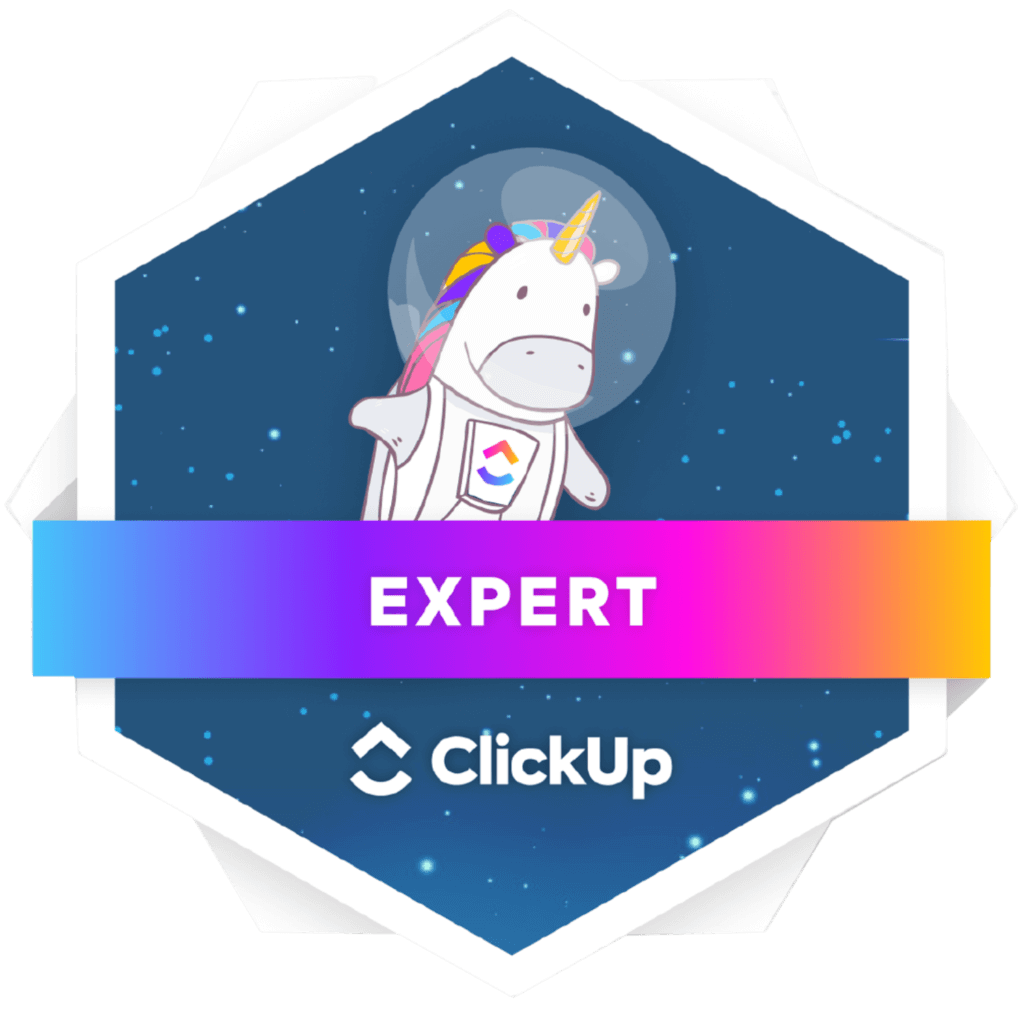 Verified ClickUp Expert Badge
