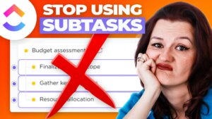 STOP using subtasks as your Standard Operating Procedure! ClickUp Subtask vs Checklist-thumb