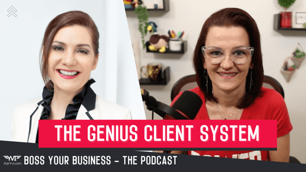 jeanne omlor boss your business podcast episode 47 the genius client system thumbnail